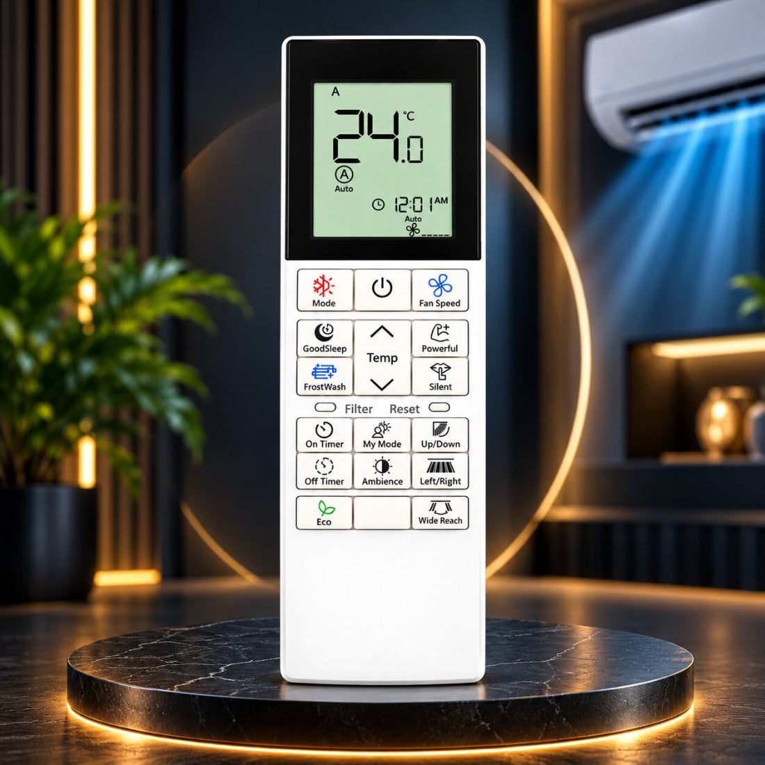 Upix Compatible Godrej AC Remote No. 336 | No Backlight