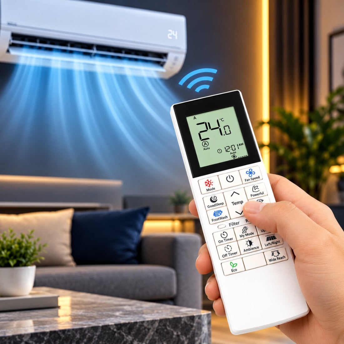 Upix Compatible Godrej AC Remote No. 336 | No Backlight