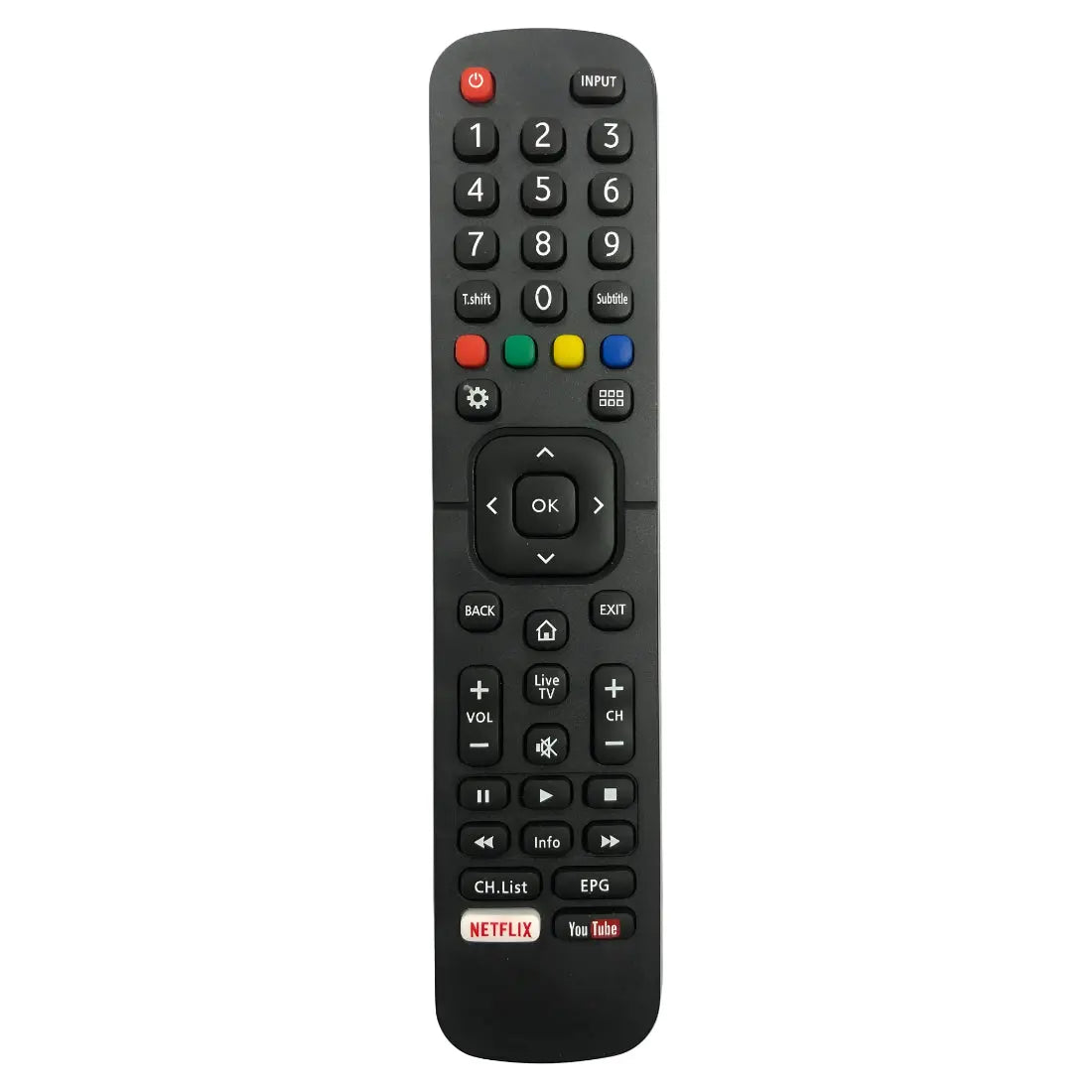 Upix  Compatible Vu Smart TV Remote No. 214 (No Voice)