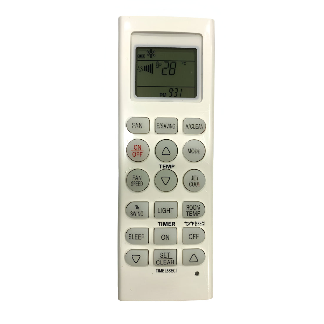 Upix Compatible LG AC Remote No. 36 (No Backlight)