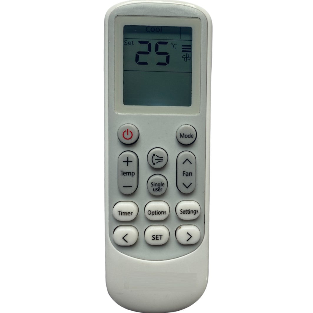 Upix Compatible Samsung and Samsung Inverter AC Remote No. 144 (with Backlight)