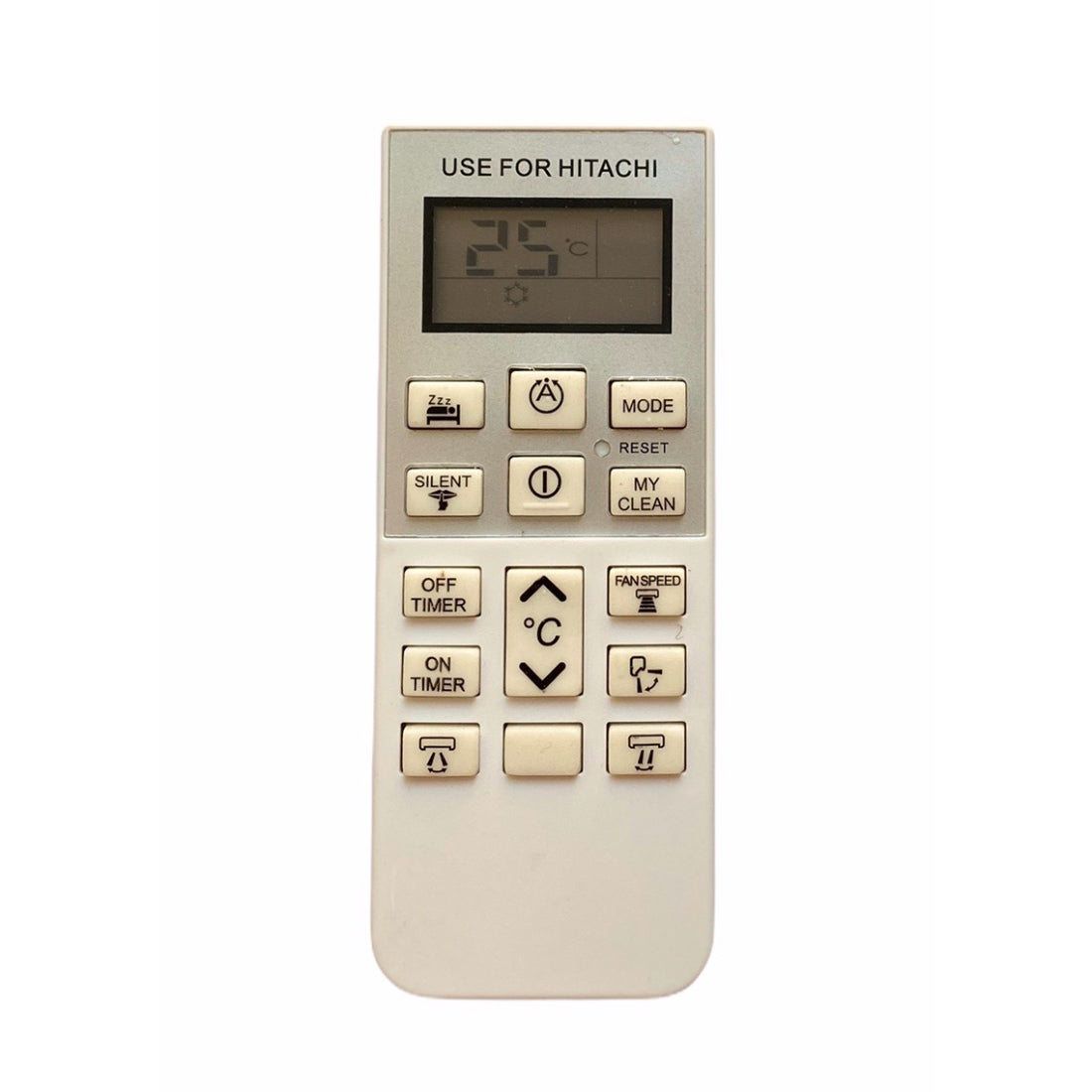 Upix Compatible Hitachi AC Remote No. 168B (No Backlight)