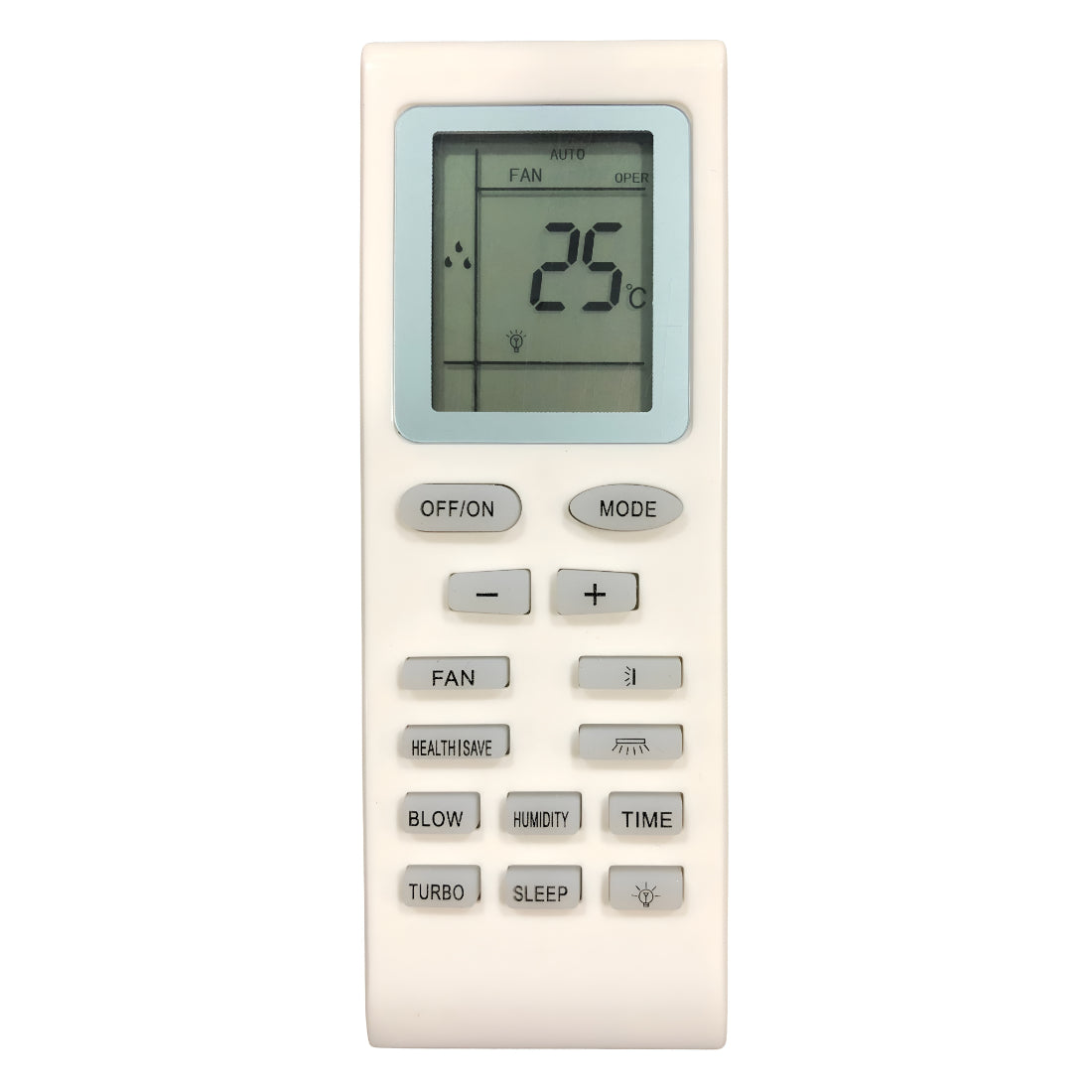 Upix Compatible Electrolux AC Remote No. 18 (No Backlight)