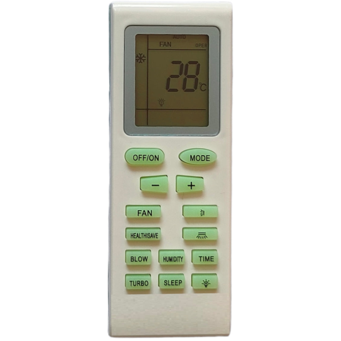 Upix Compatible Onida AC Remote No. 18 (No Backlight)