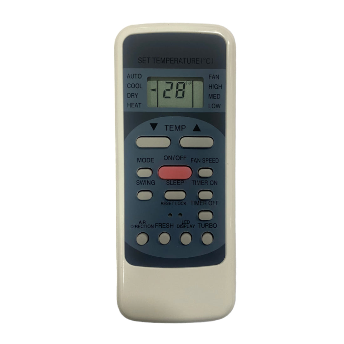 Upix Compatible Onida AC Remote No. 12 (No Backlight)