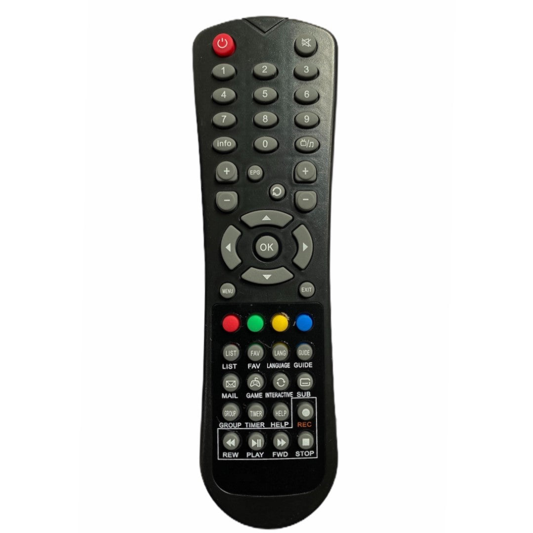 Upix Compatible Siti Cable Set Top Box Remote No. 358 (With Recording)