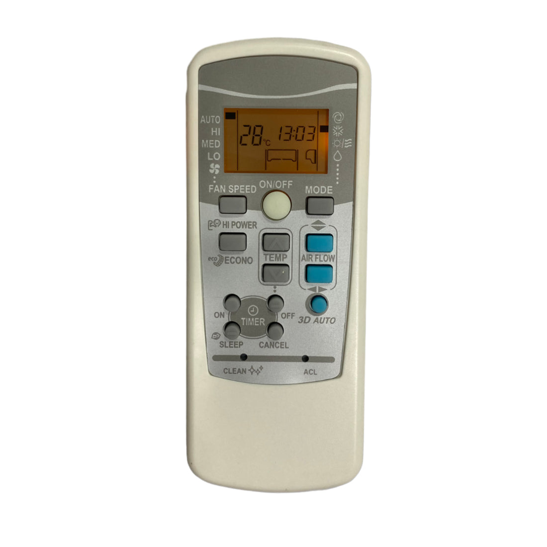 Upix Compatible Mitsubishi AC Remote No. 25 (with Backlight)