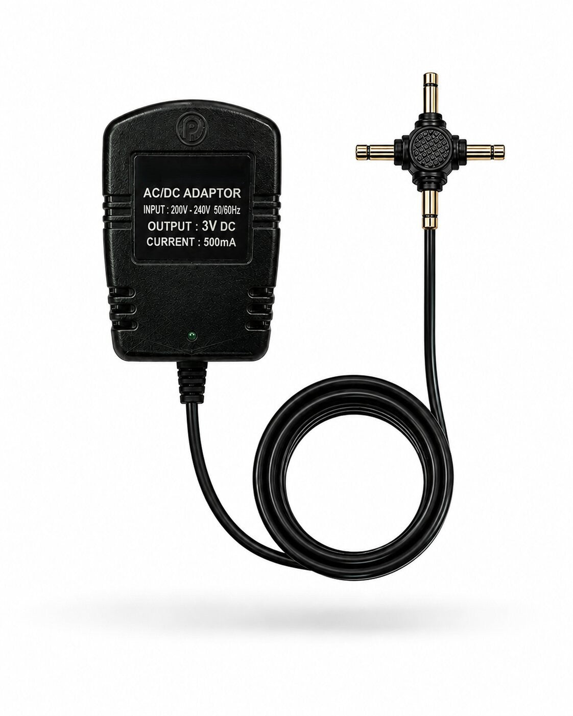 Upix 3V 500mA DC Supply Power Adapter (with 4 Pin)