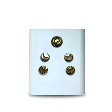 3 Pin 3 Way Multi Plug Type D (India Pin) Travel Adapters