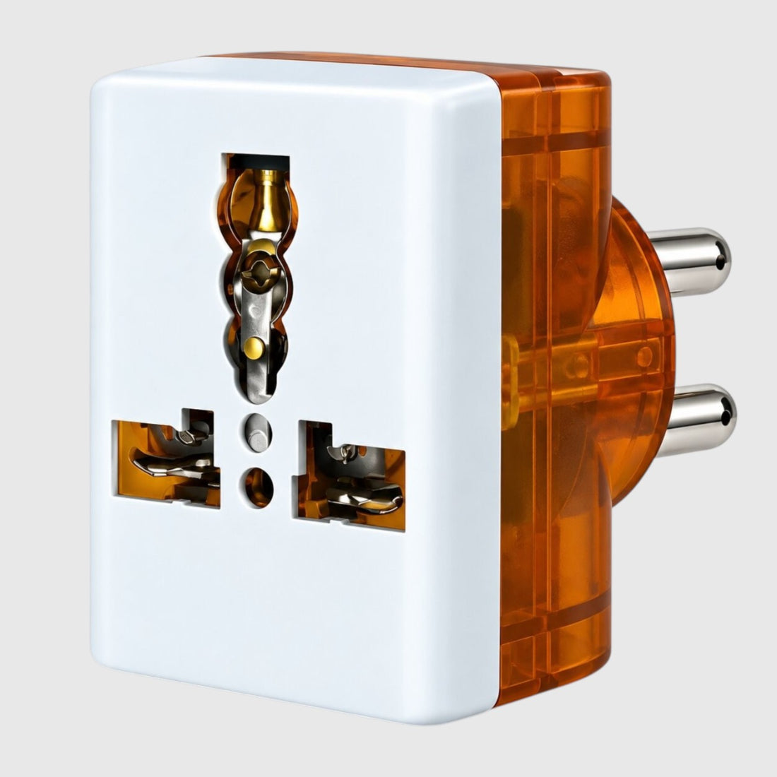 Upix 3 Pin Travel Universal Multi Plug, Worldwide Electric Adaptor, for 2 Pin 3 Pin Socket Connector