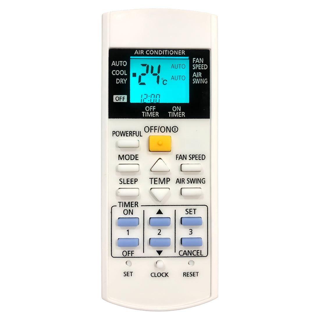 Upix Compatible Panasonic AC Remote No. 29C (with Backlight)
