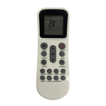 Upix Compatible Azure AC Remote No. 125 (No Backlight)