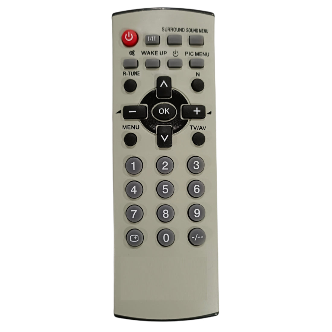 Upix Compatible Panasonic CRT TV Remote No. URC127