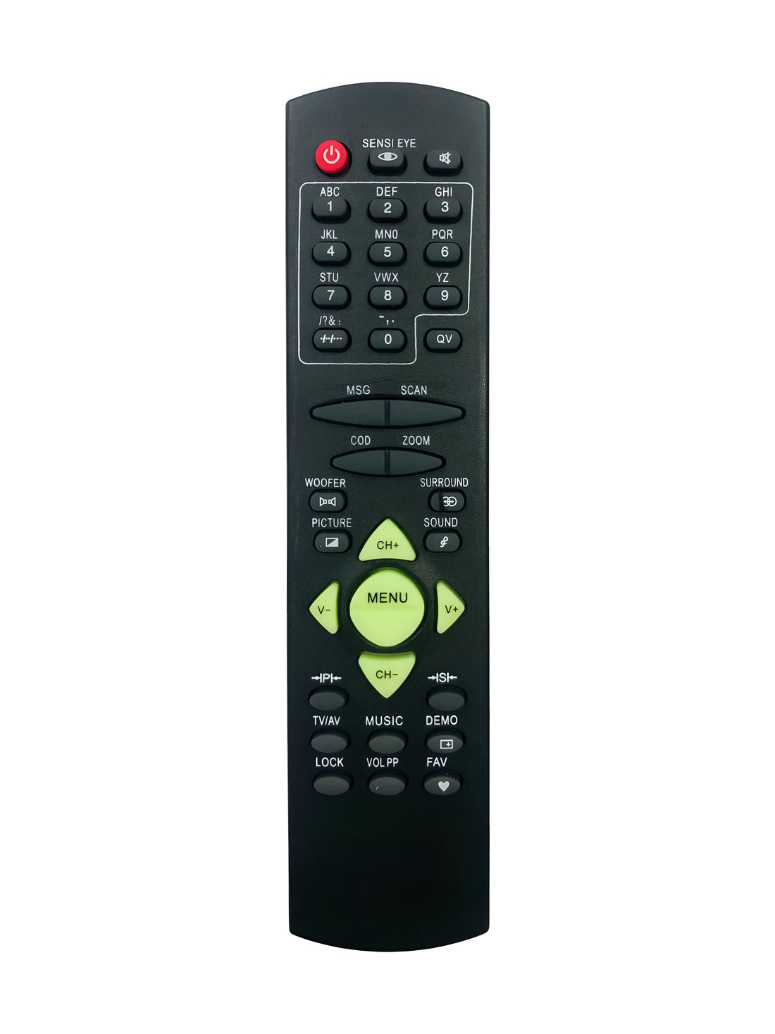 Upix Compatible Videocon CRT TV Remote No. VT202