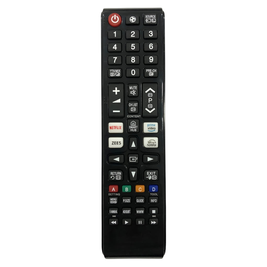 Upix Compatible Samsung Smart TV Remote No. 624 (No Voice)