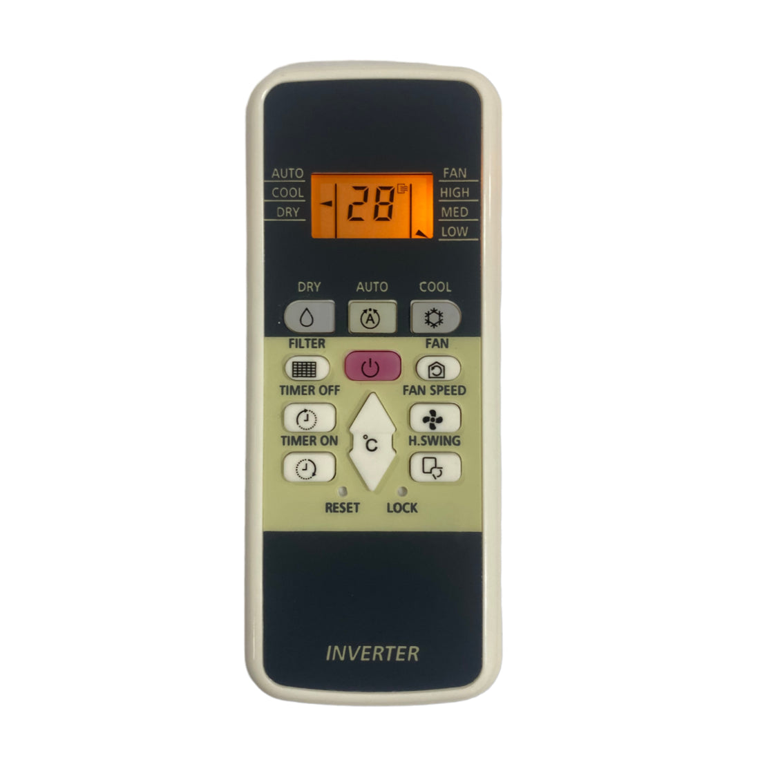 Upix Compatible Hitachi Inverter AC Remote No. 220 (with Backlight)