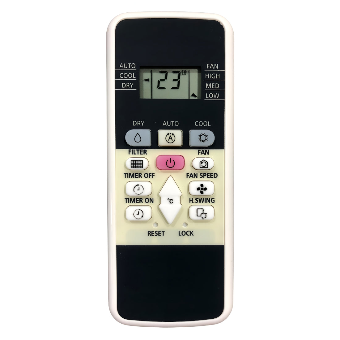 Upix Compatible Hitachi and Hitachi Inverter AC Remote No. 220 (No Backlight)