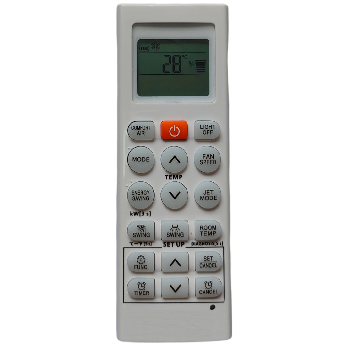 Upix Compatible LG AC Remote No. 36H (No Backlight)