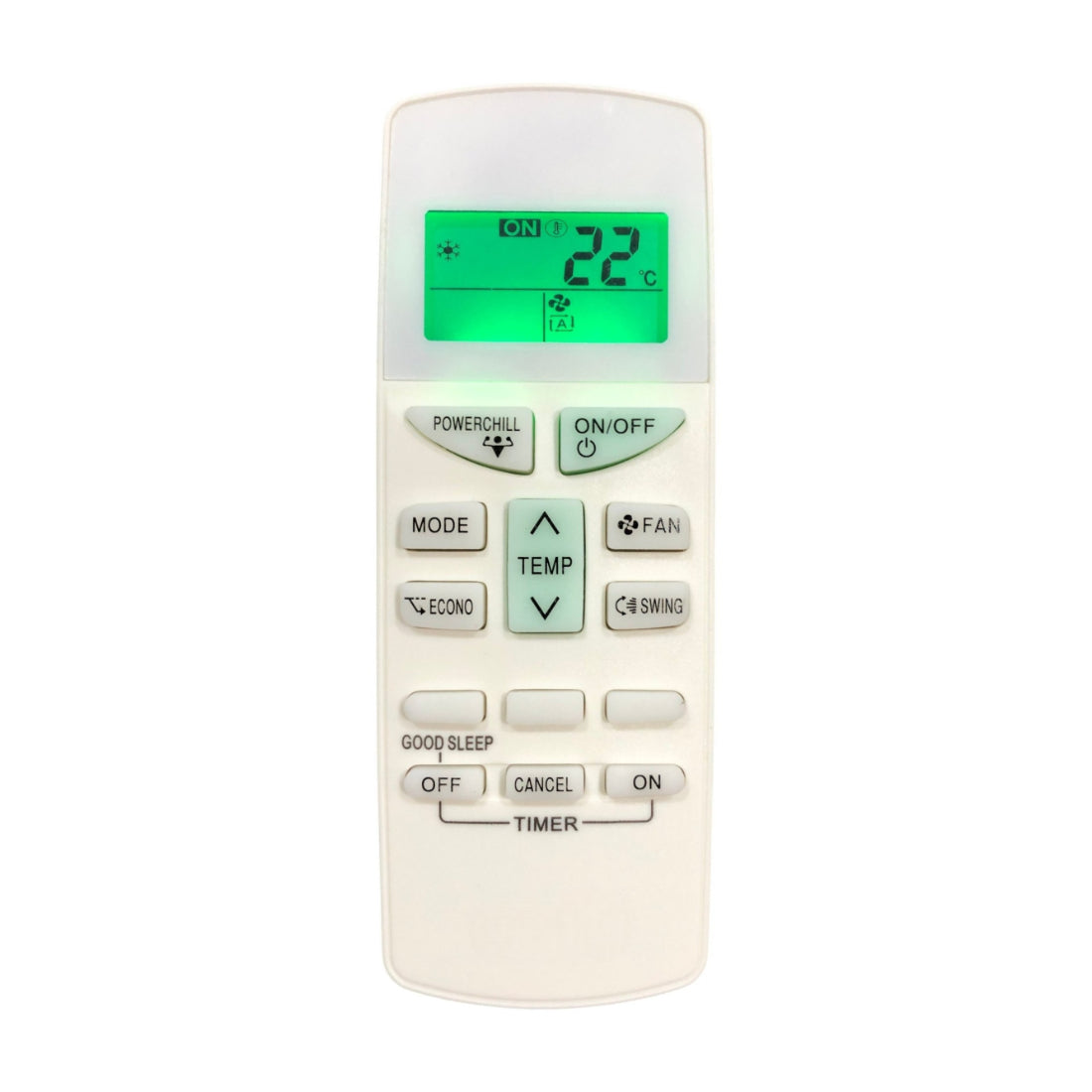 Upix Compatible Daikin and Daikin Inverter AC Remote No. 132A (with Backlight)