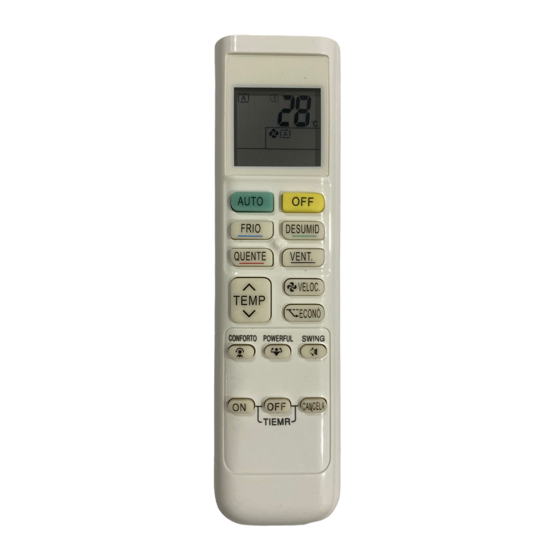 Upix Compatible Daikin and Daikin Inverter AC Remote No. 214 (No Backlight)