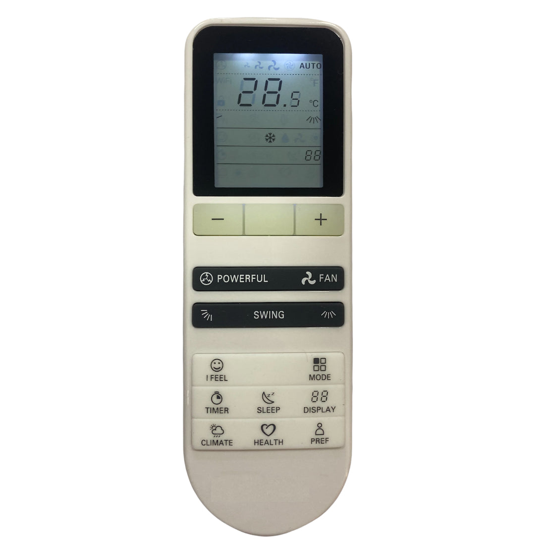Upix Compatible Bluestar AC Remote No. 227 (with Backlight)