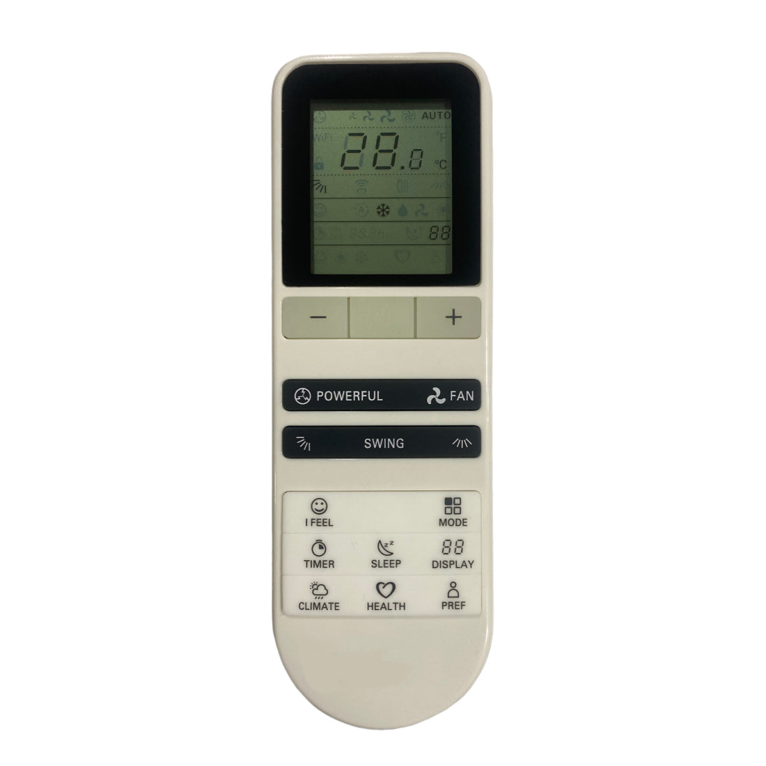 Upix Compatible Bluestar AC Remote No. 227 (No Backlight)