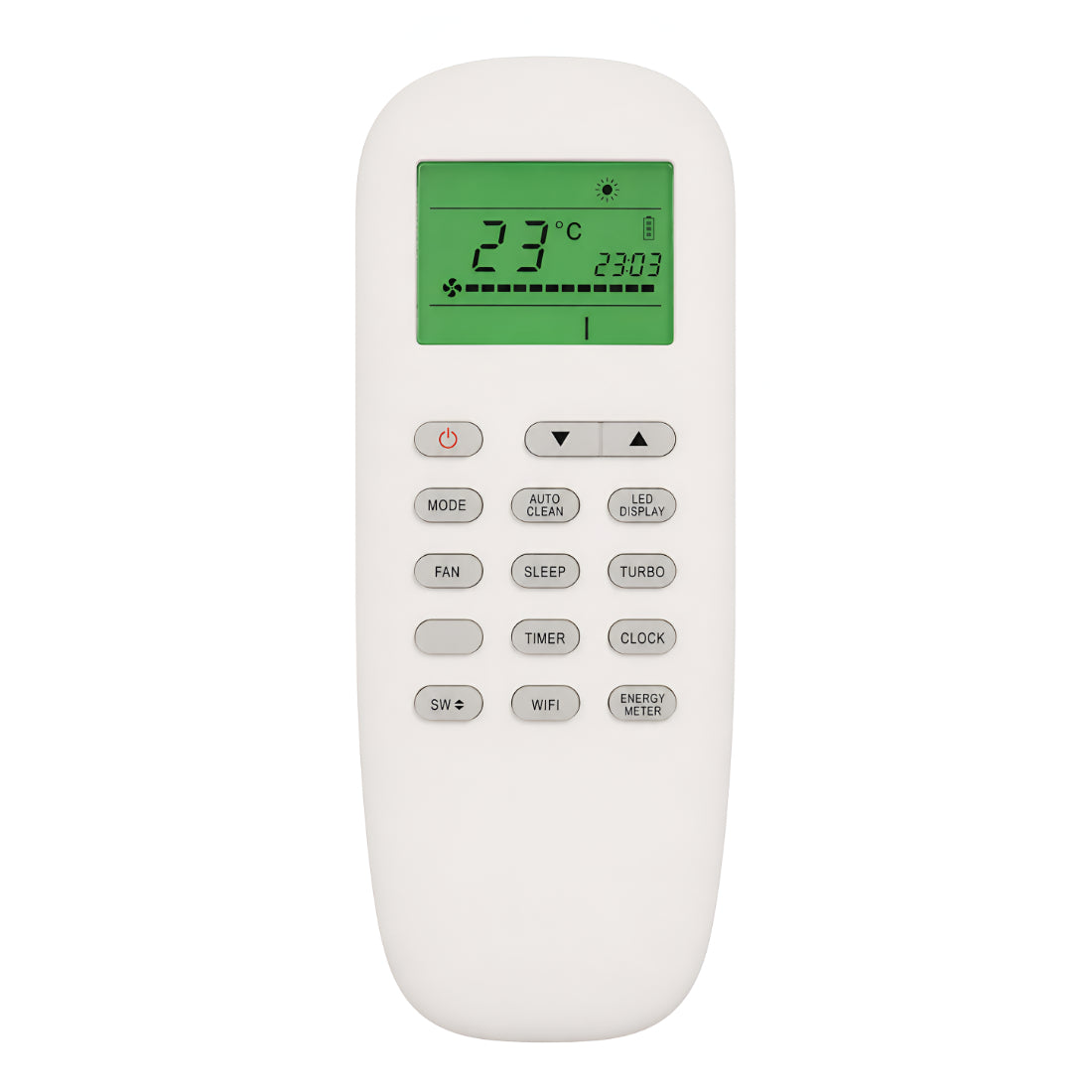 Upix Compatible Videocon AC Remote No. 215 (No Backlight)
