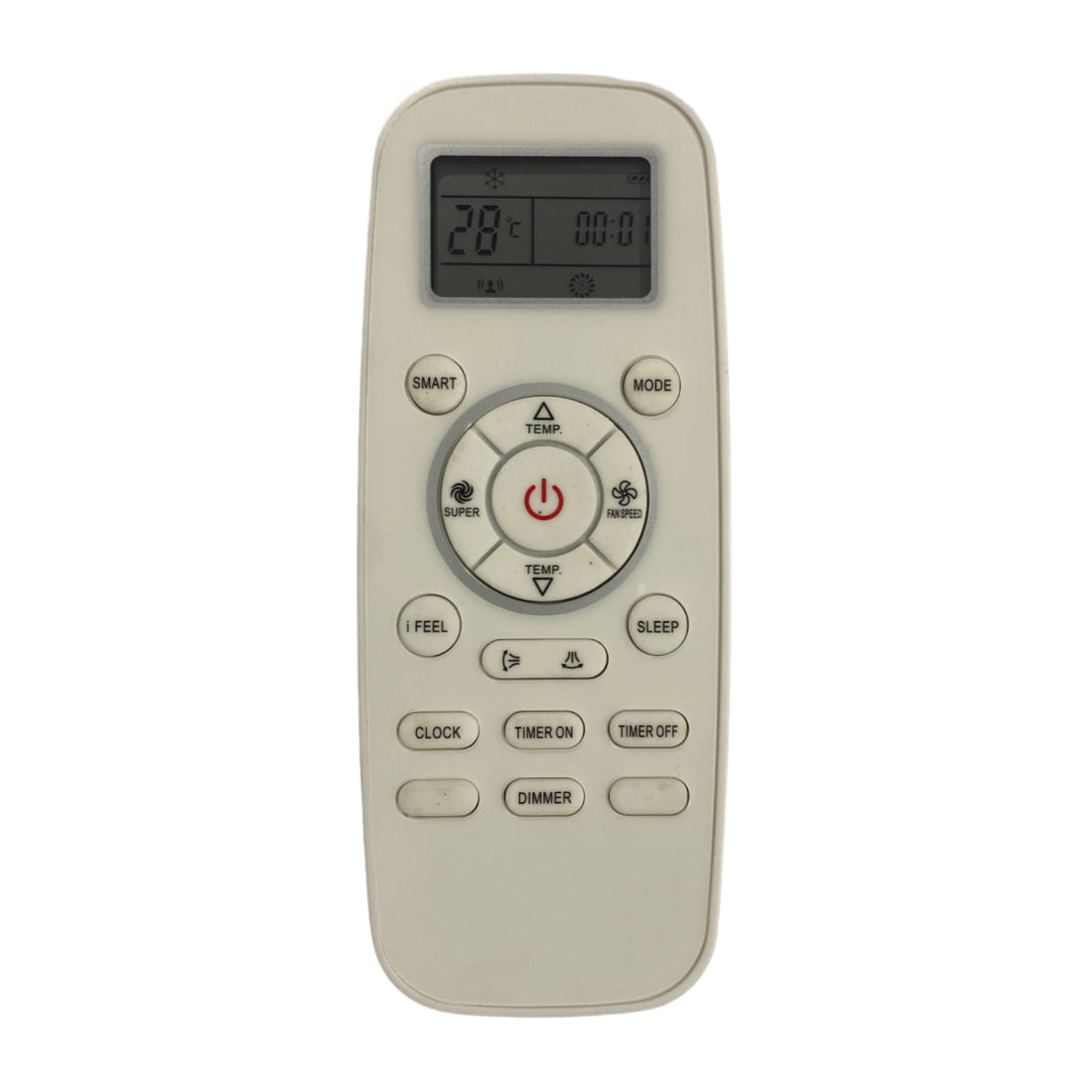 Upix Compatible York AC Remote No. 197 (No Backlight)