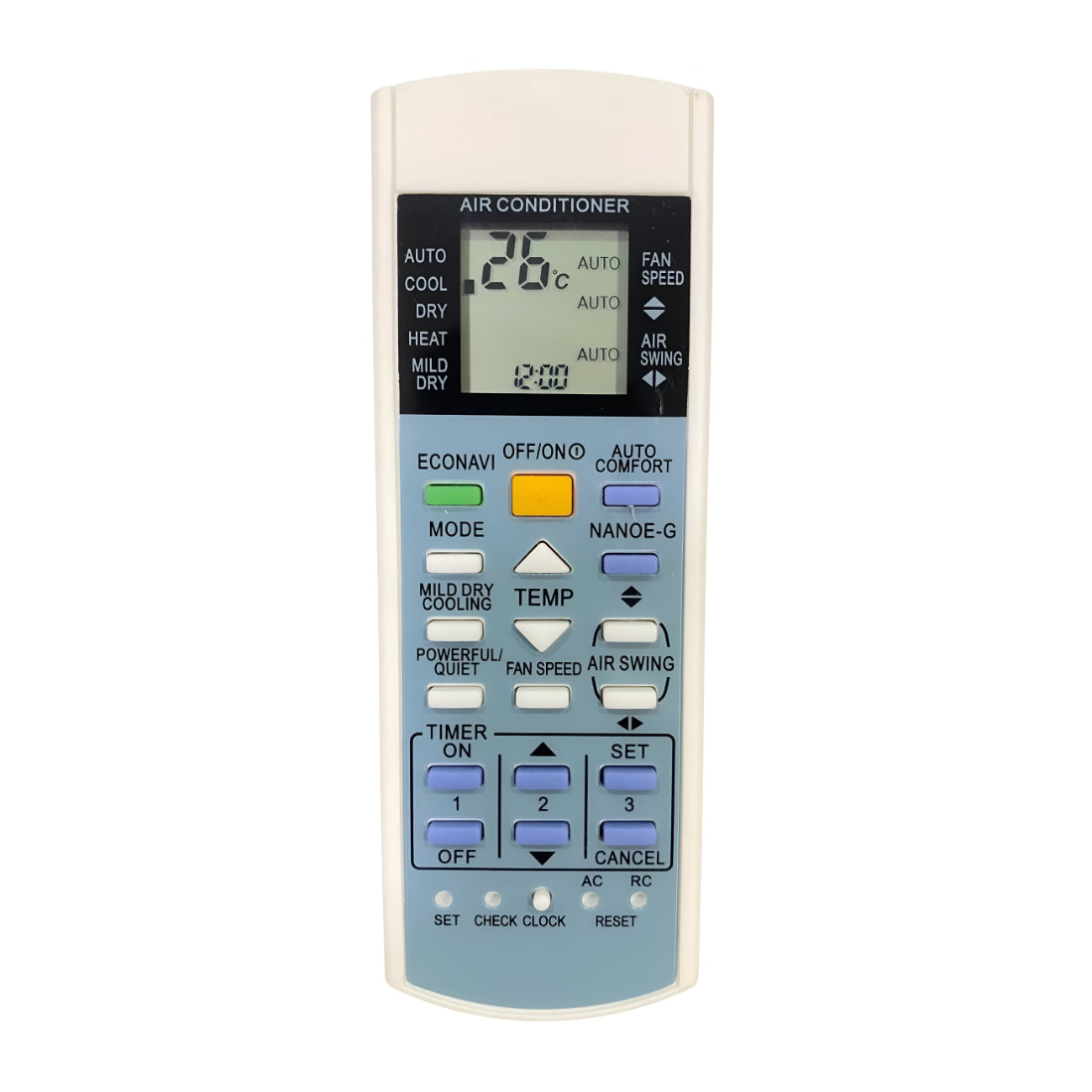 Upix Compatible Panasonic AC and Panasonic Inverter AC Remote No. 29B (No Backlight)