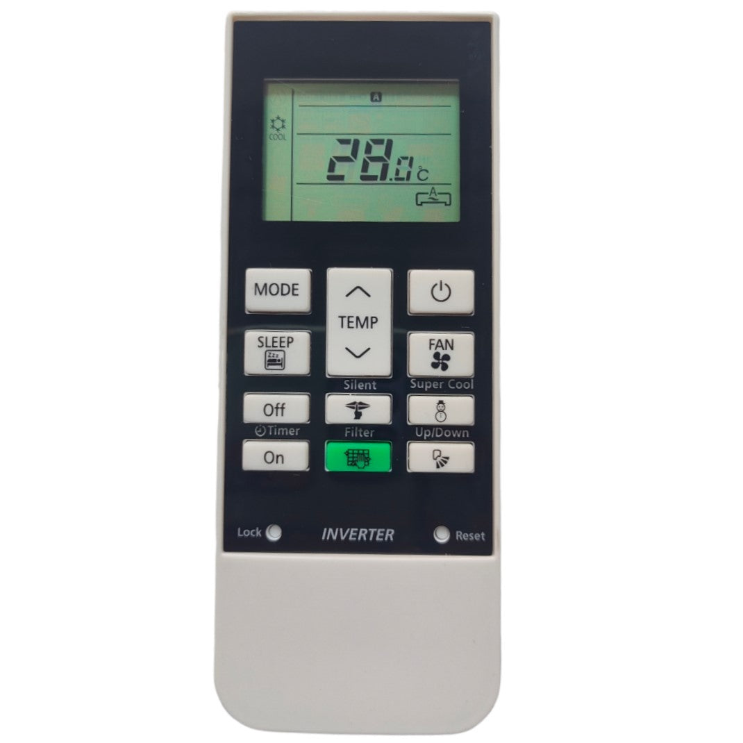 Upix Compatible Hitachi AC Remote No. 168D (No Backlight)