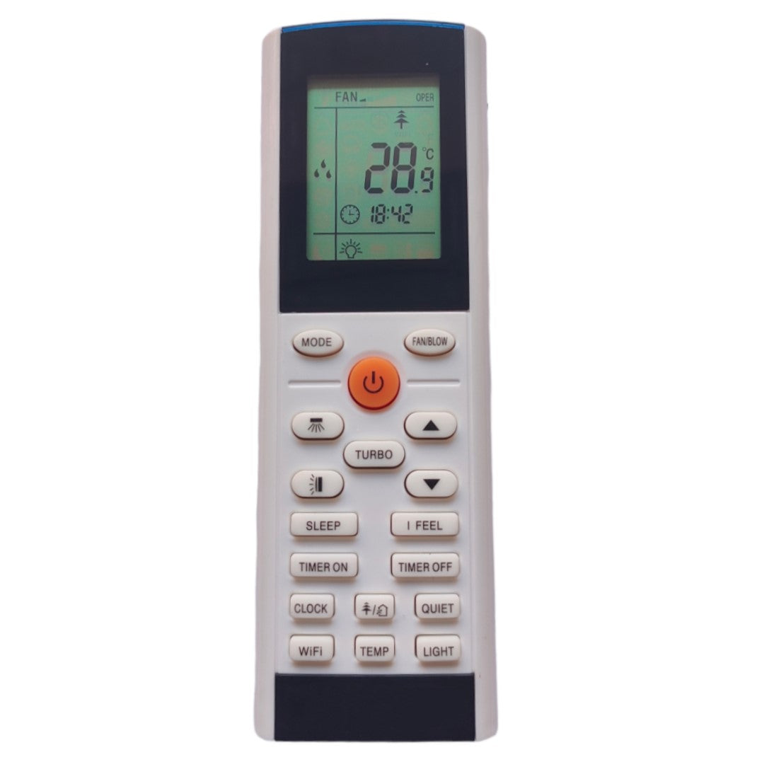 Upix Compatible Bluestar AC Remote No. 193A (No Backlight)