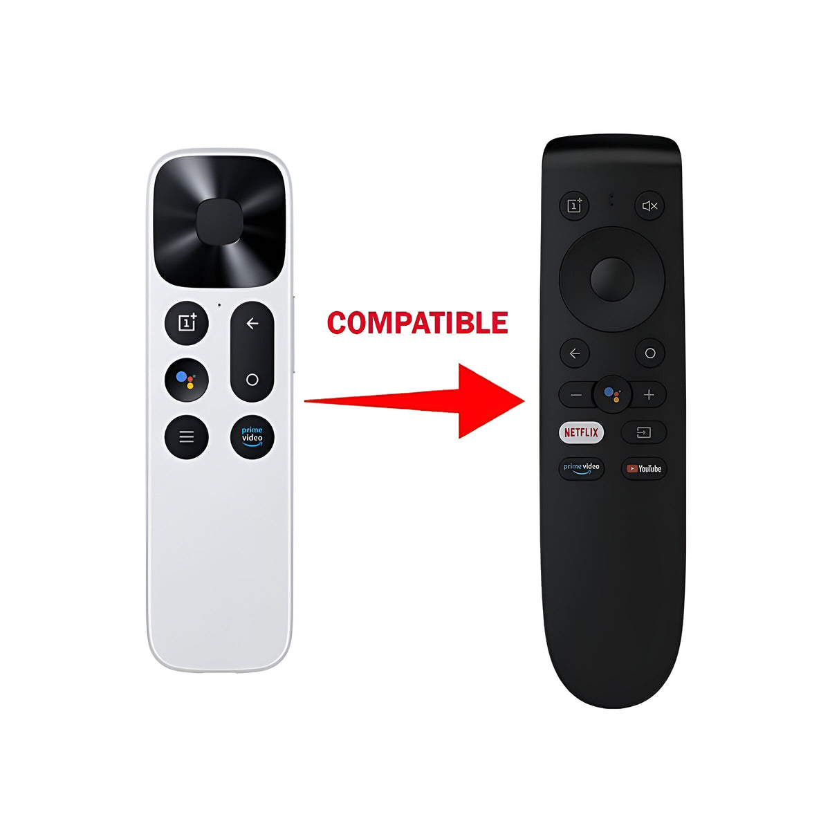 Upix Compatible OnePlus Smart TV Remote No. 864 (No Voice)