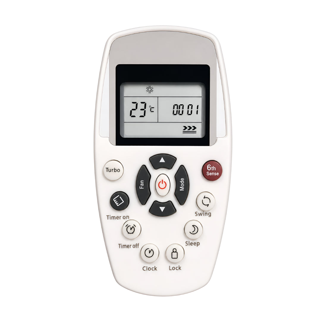 Upix Compatible Whirlpool AC Remote No. 110A (No Backlight)