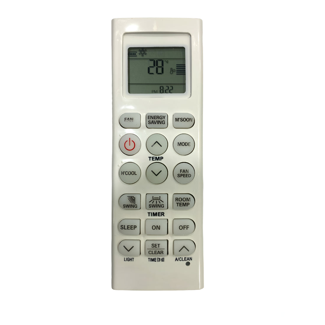 Upix Compatible LG AC Remote No. 36I (No Backlight)