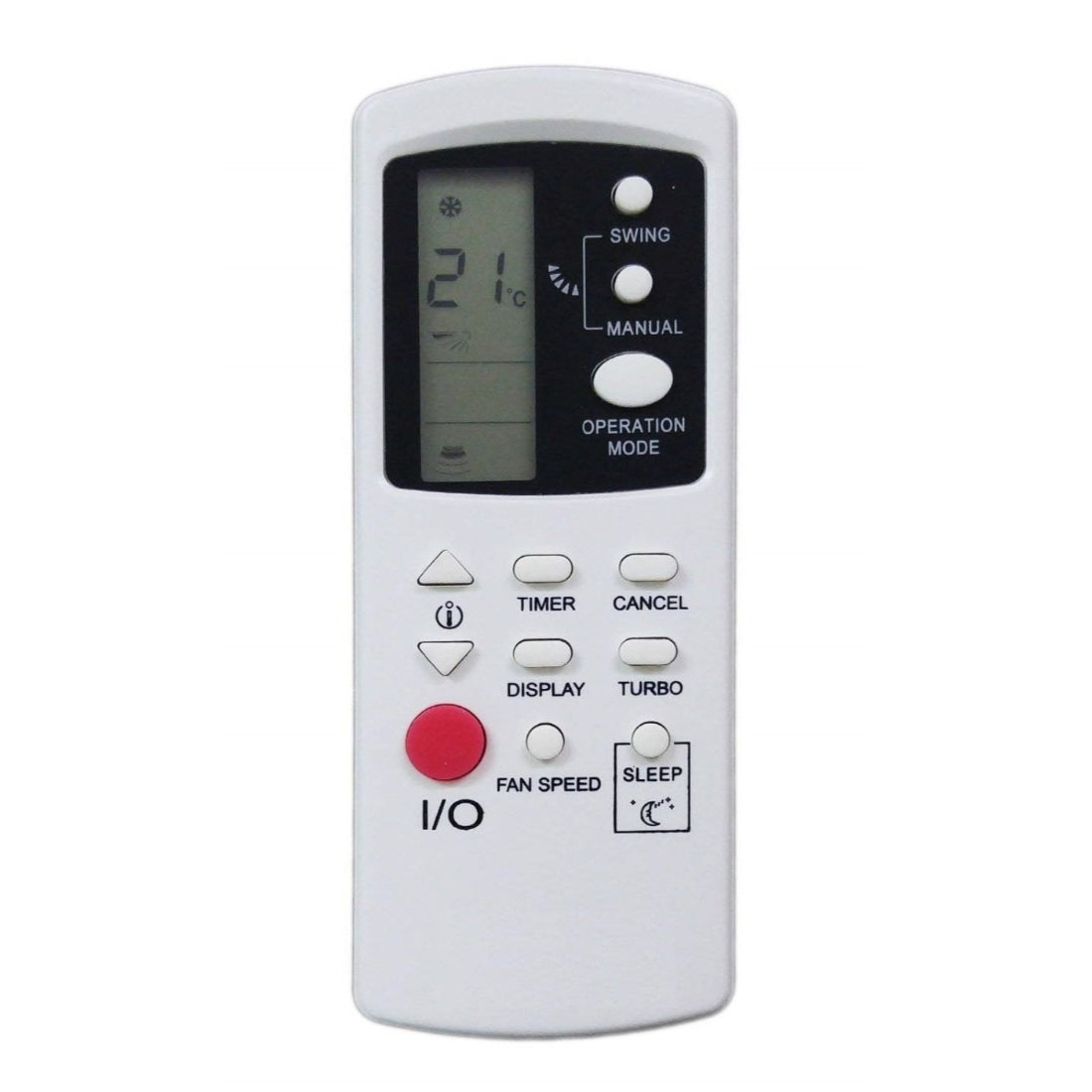 Upix Compatible Kelvinator AC Remote No. 190 (No Backlight)