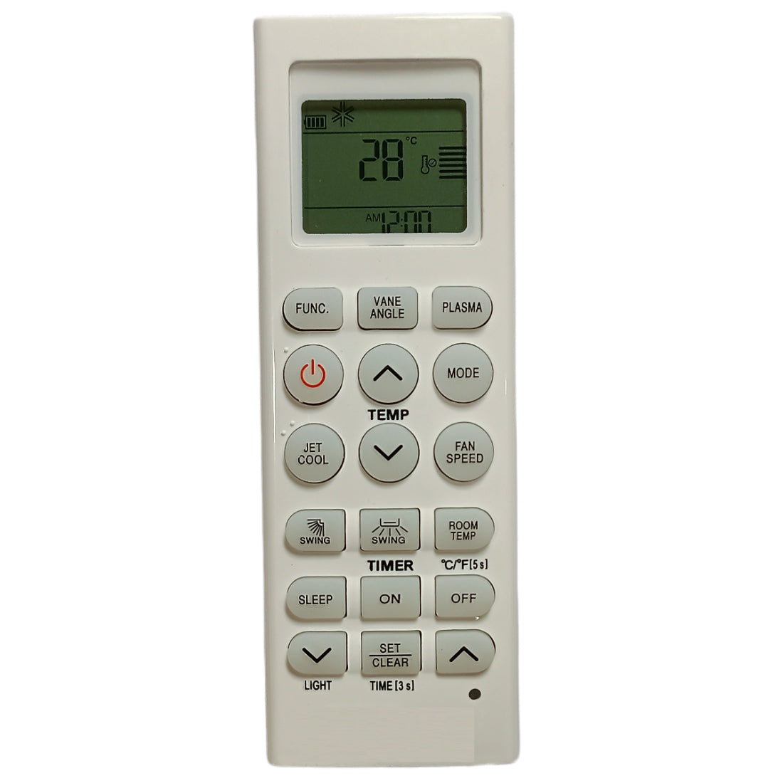 Upix Compatible LG AC Remote No. 36L (No Backlight)