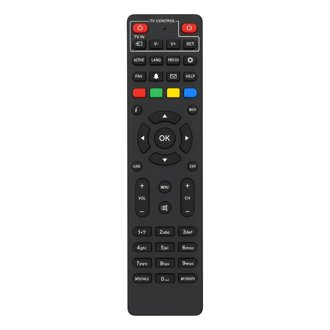 Upix Compatible Dish TV HD Set Top Box Remote No. 939