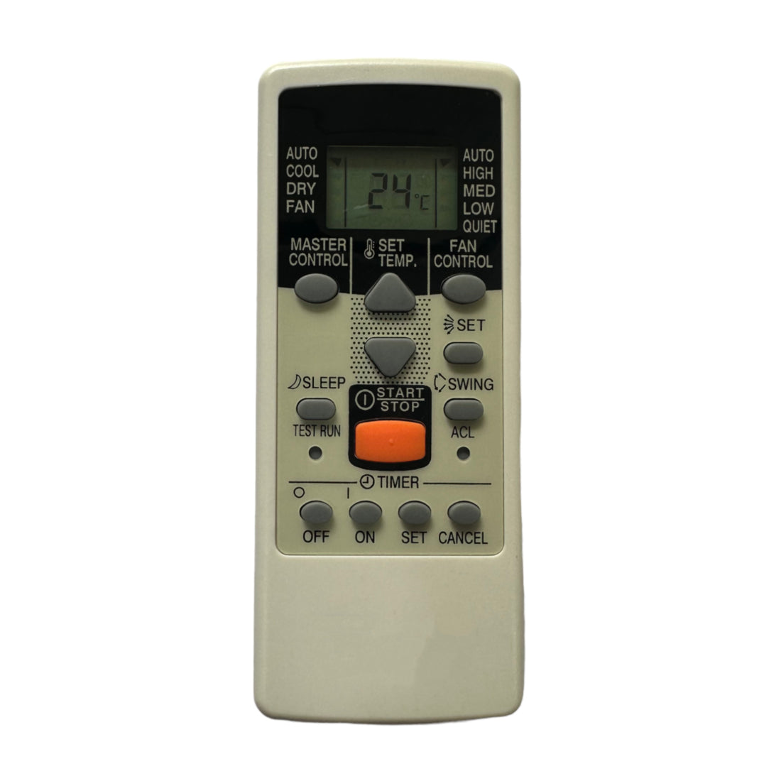 Upix Compatible O General AC Remote No. 22 (No Backlight)