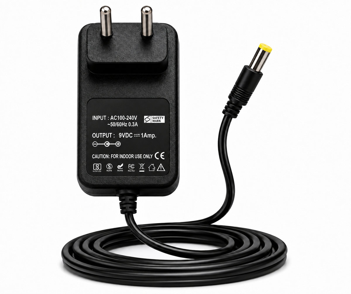 Upix 9V 1A DC Supply Power Adapter (with DC Pin)