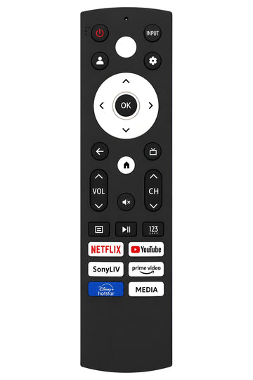 Upix Compatible Hisense Smart TV Remote No. 1256 (No Voice)