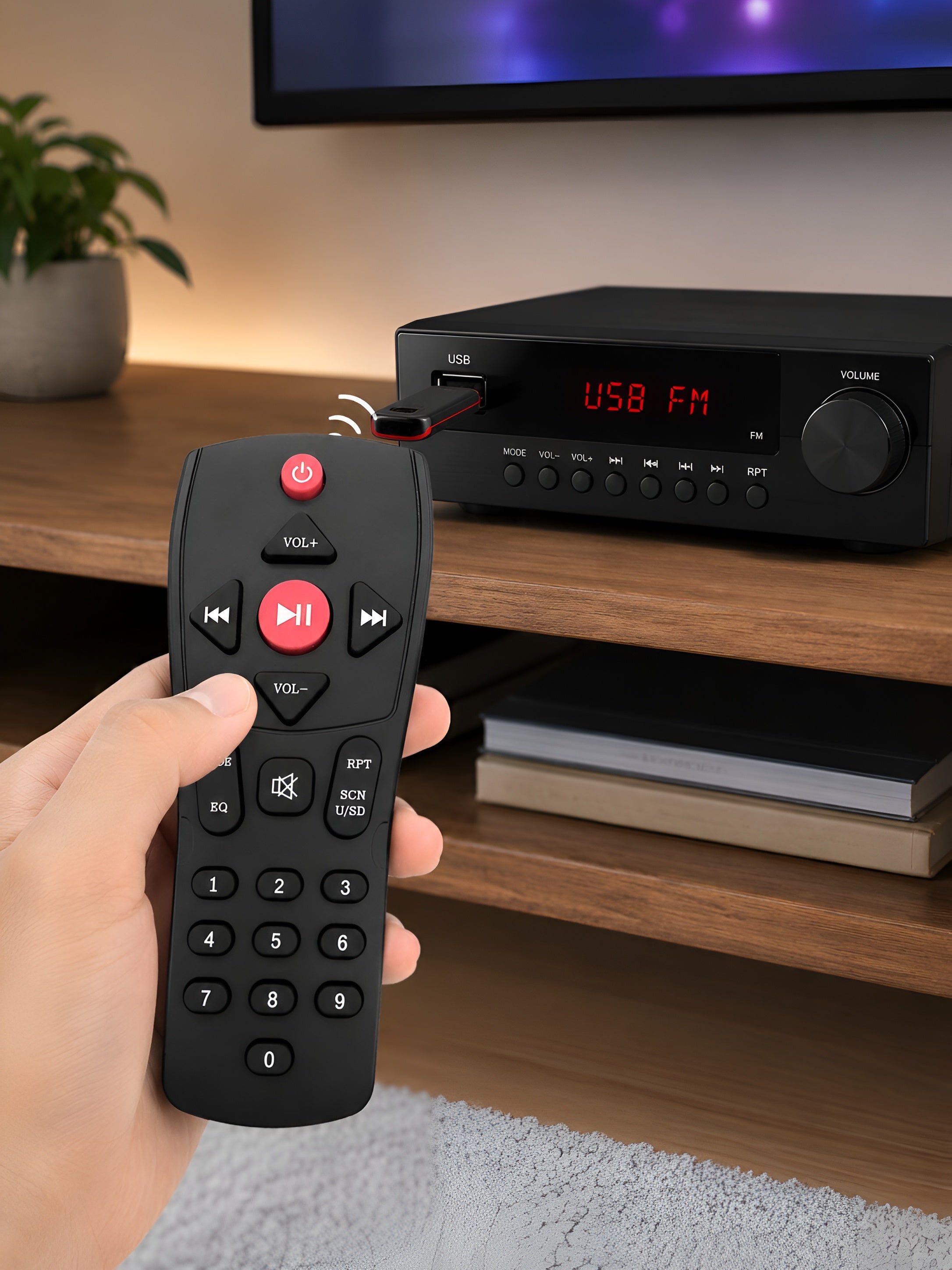 Upix Compatible USB FM Remote No. UB31