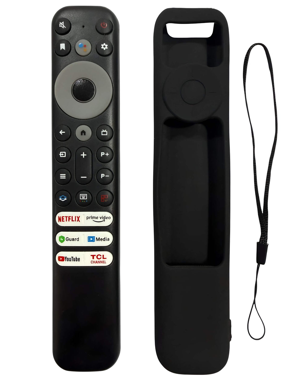 Upix Silicone TV Remote Cover Case Only for TCL Big Smart TV LCD/LED Remote