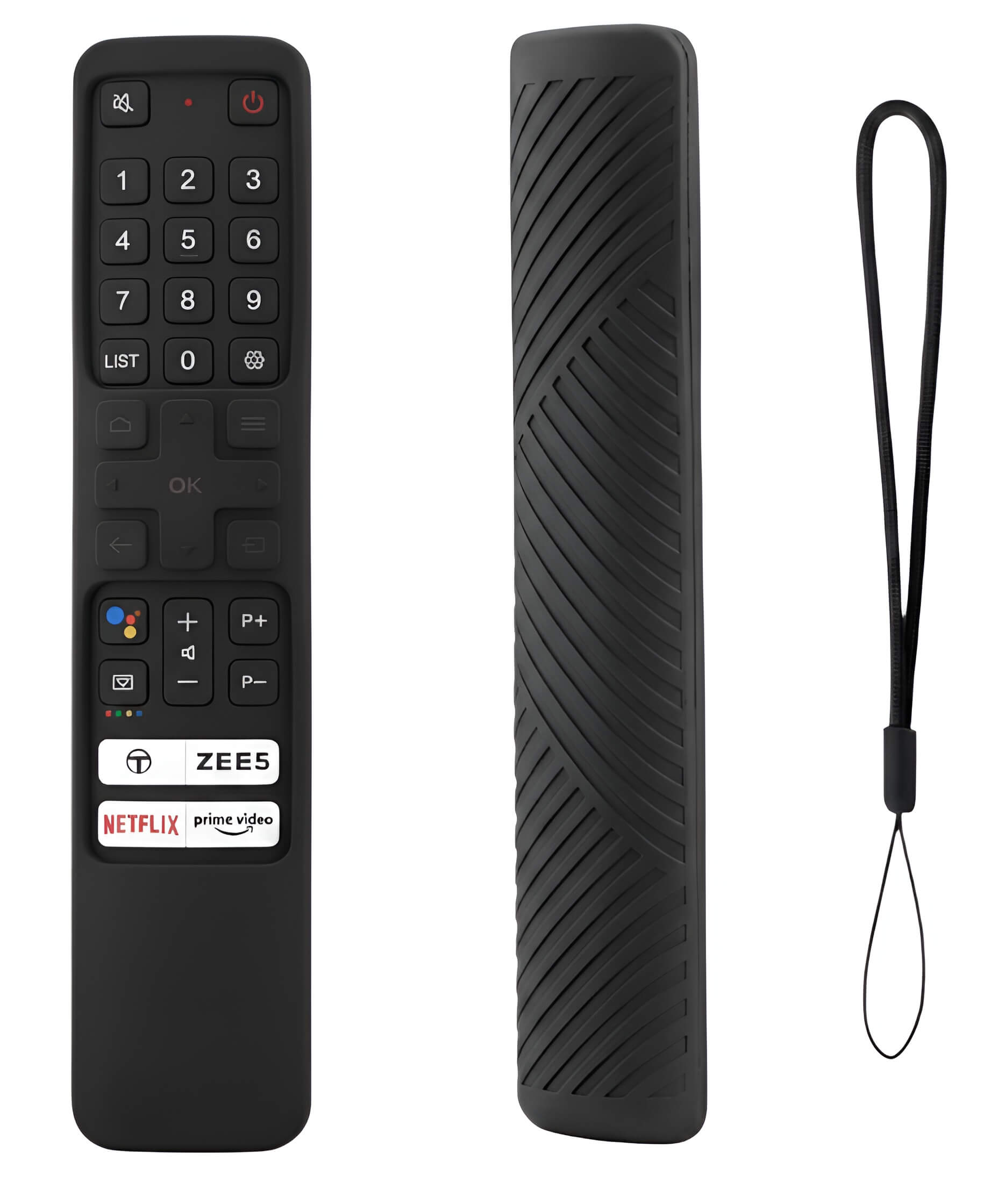 Upix Silicone TV Remote Cover Case Only for TCL Smart TV LCD/LED Remote