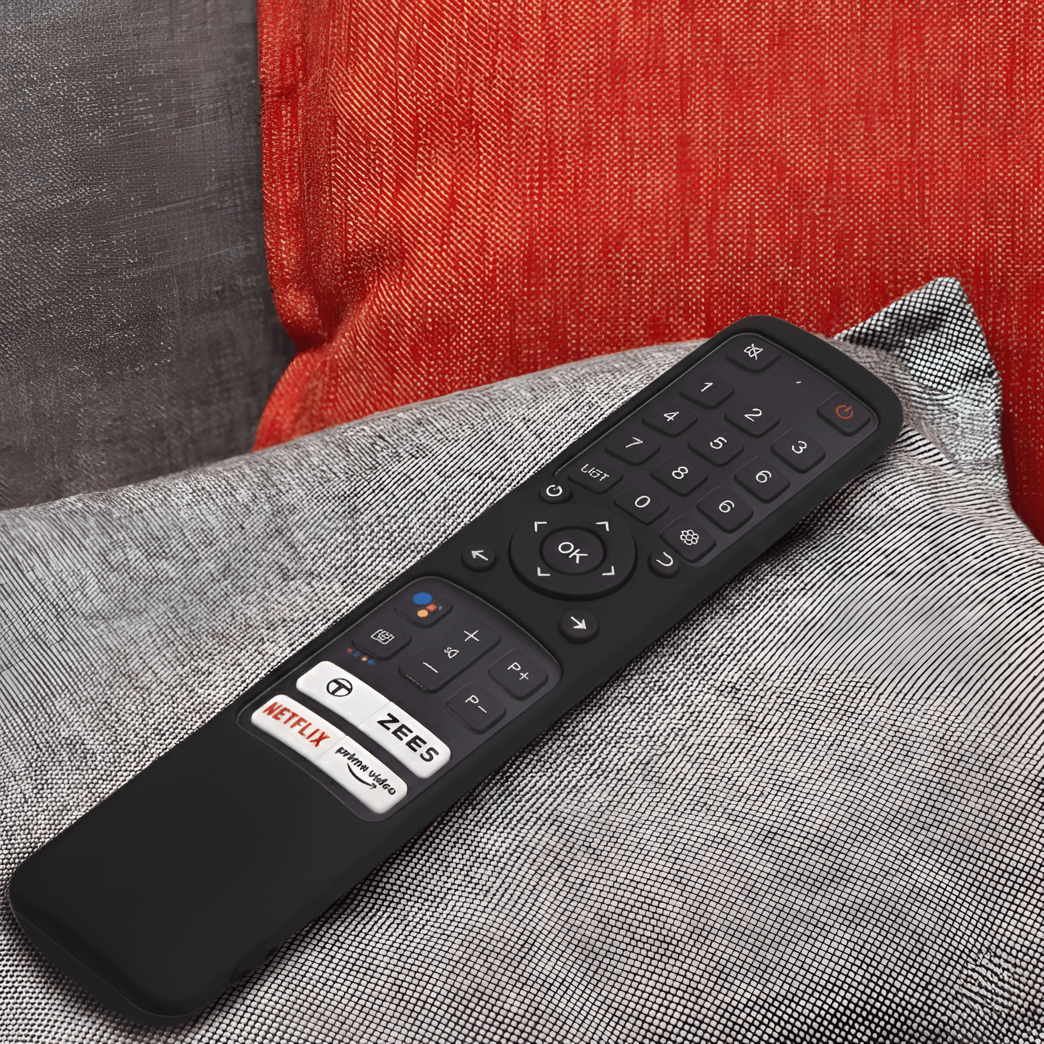 Upix Silicone TV Remote Cover Case Only for TCL Smart TV LCD/LED Remote