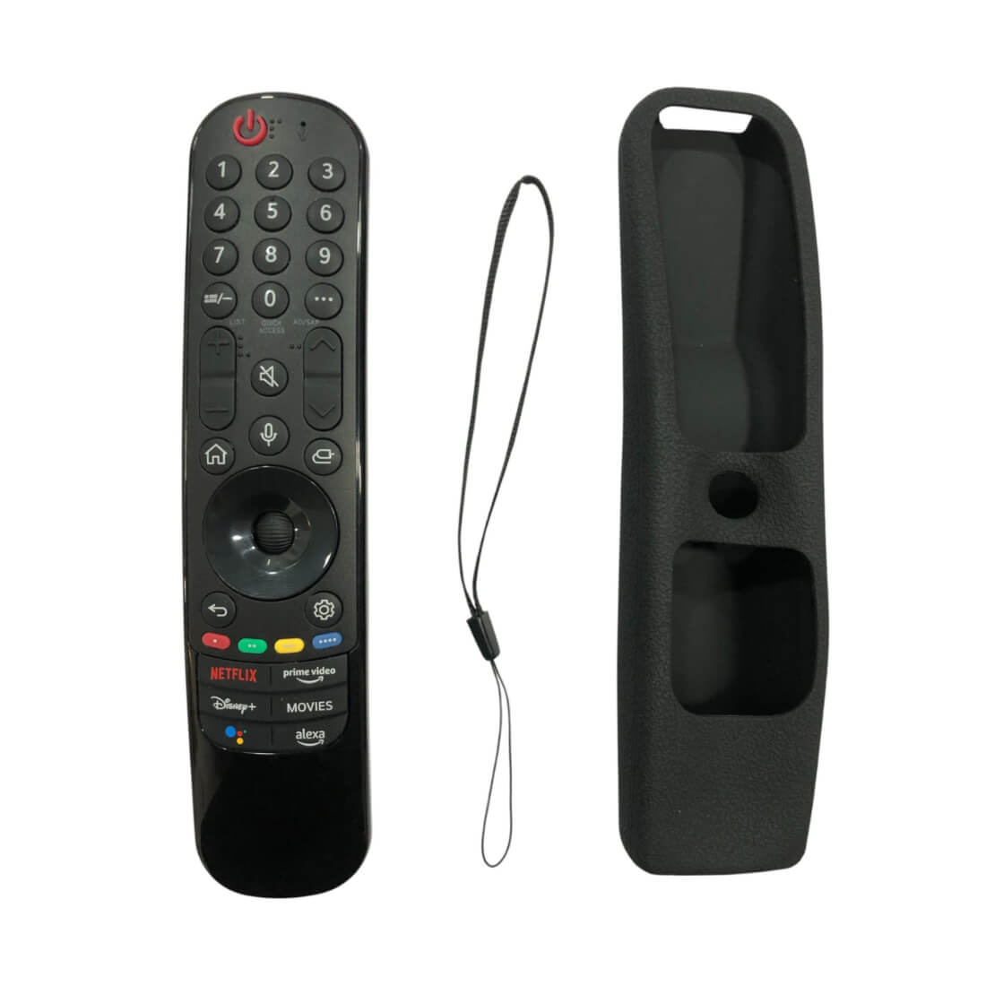 Upix Silicone TV Remote Cover Case Only for LG Magic MR22GA Smart TV LCD/LED Remote