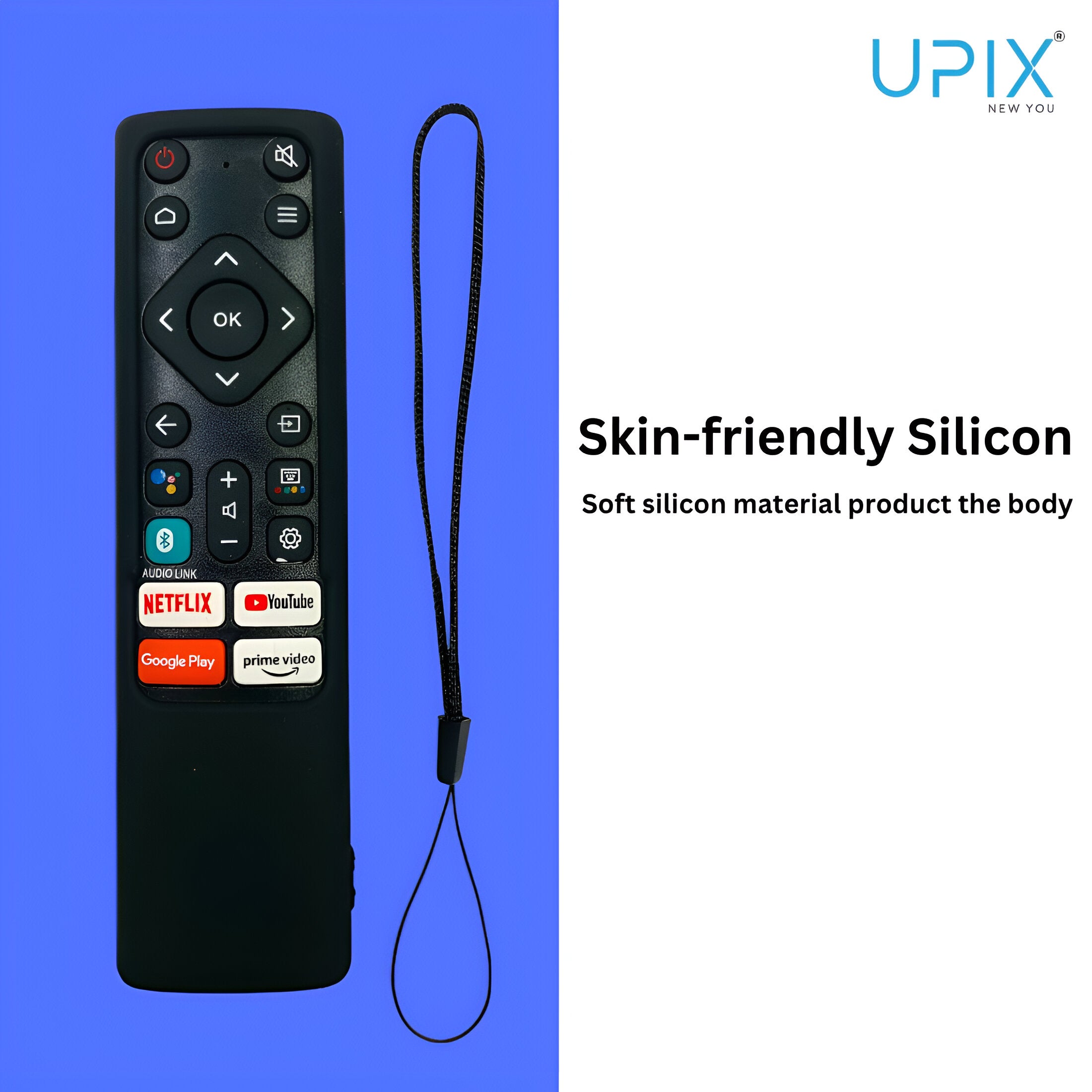 Upix Silicone TV Remote Cover Case Only for Lloyd Smart TV LCD/LED Remote