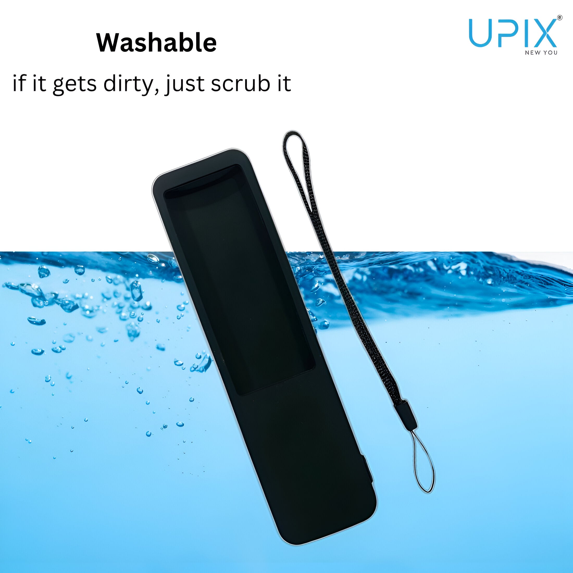 Upix Silicone TV Remote Cover Case Only for Lloyd Smart TV LCD/LED Remote