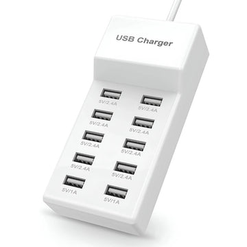 Upix USB Charger USB Charging Station 10 Port