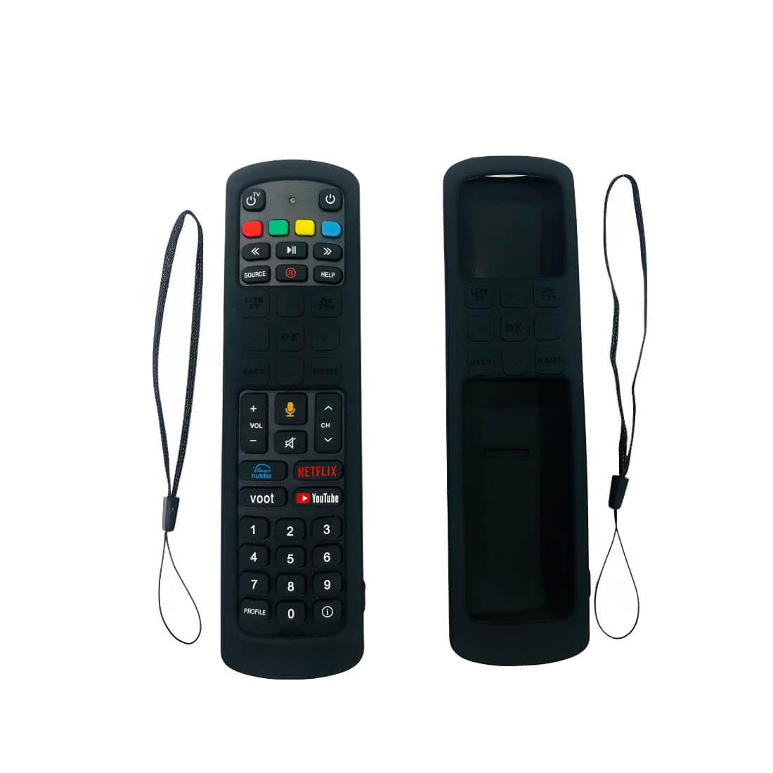 Upix Silicone TV Remote Cover Case Only for Jio Fiber Set Top Box Remote