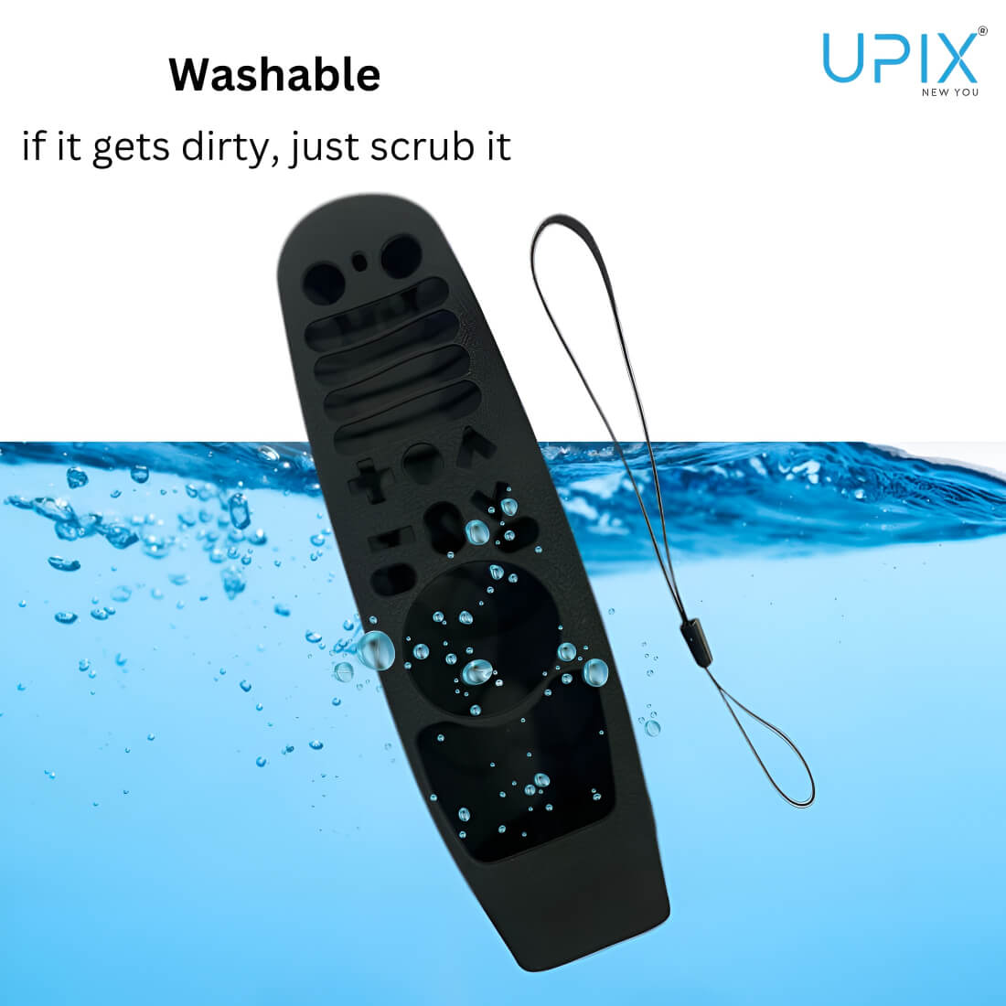 Upix Silicone TV Remote Cover Case Only for LG Magic Smart TV LCD/LED Remote